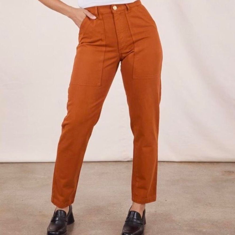 Big Bud Press Pencil Pants in Orange